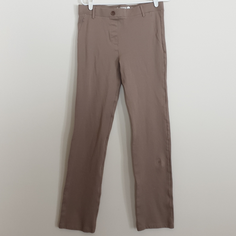 Betabrand Khaki Dress Yoga Pants